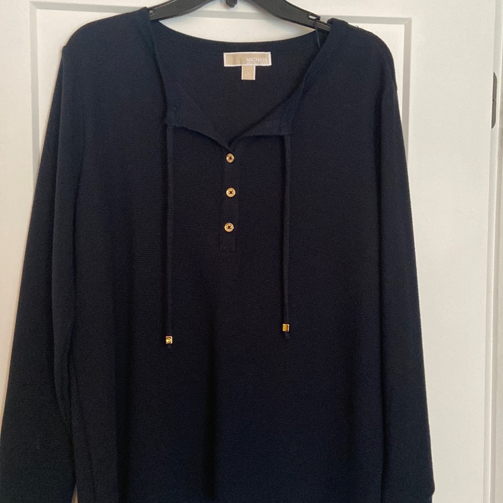 Michael Kors Button Up Pull Over - image 1